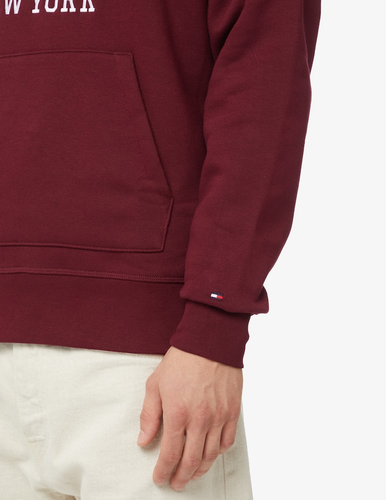 rinascente Tommy Hilfiger Felpa con cappuccio logo varsity - Rosso