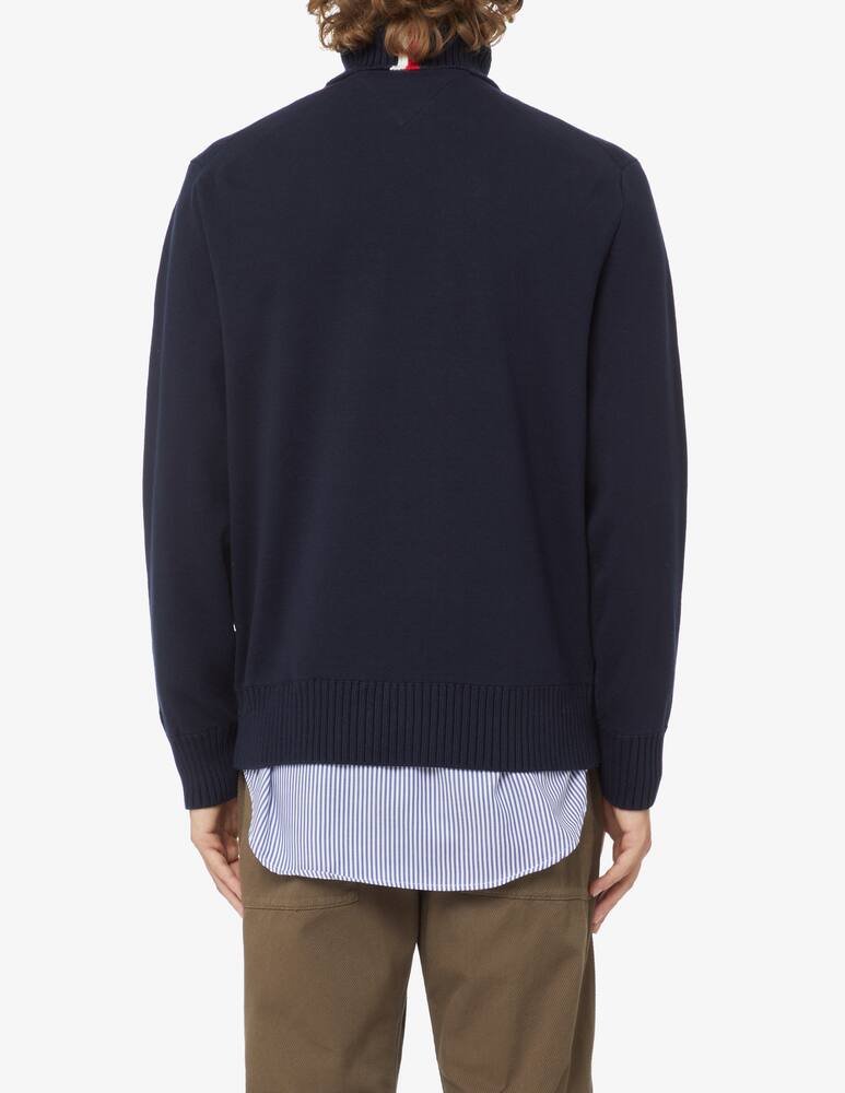 rinascente Tommy Hilfiger Dolcevita in cotone lux logo script - Blu