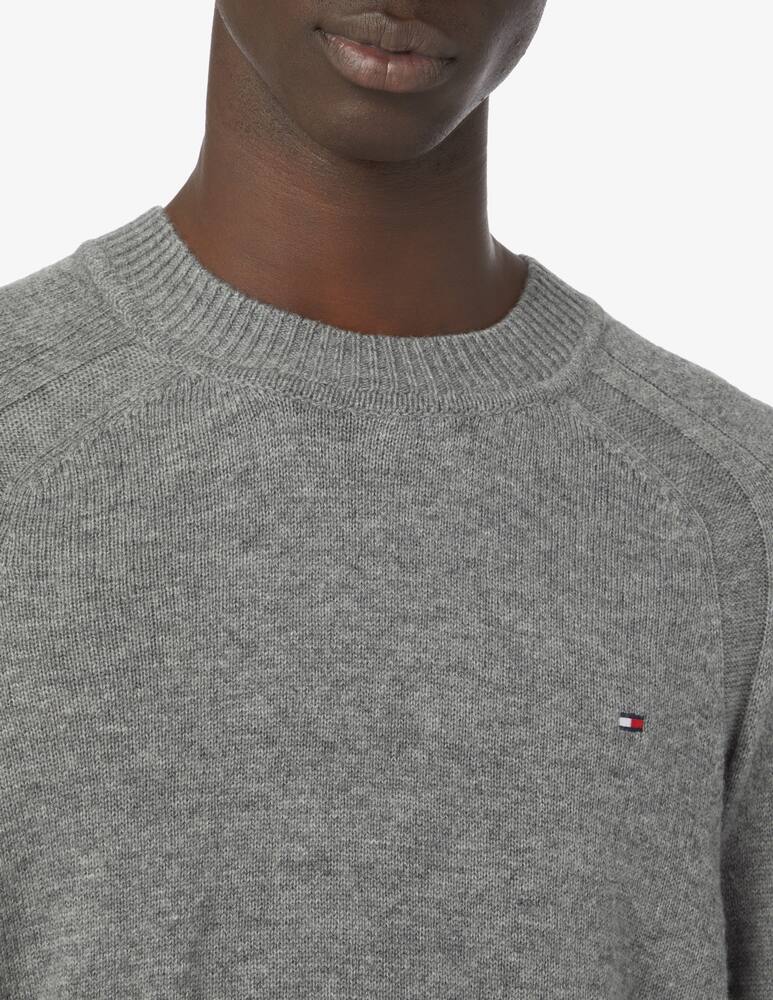 rinascente Tommy Hilfiger Lambswool crewneck jumper - Grey