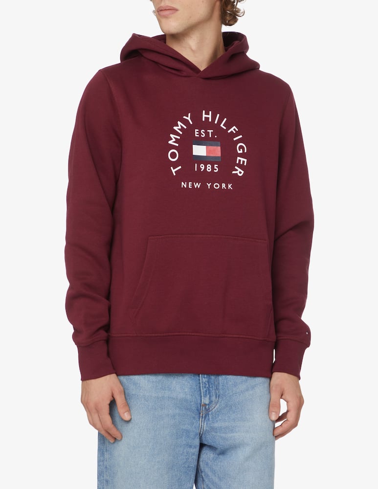 Tommy Hilfiger Archive logo flag hoodie - Red - picture 1 Tommy Hilfiger Archive logo flag hoodie - Red - picture 1