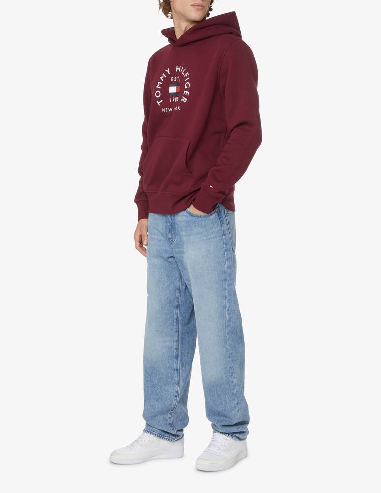 rinascente Tommy Hilfiger Archive logo flag hoodie - Red