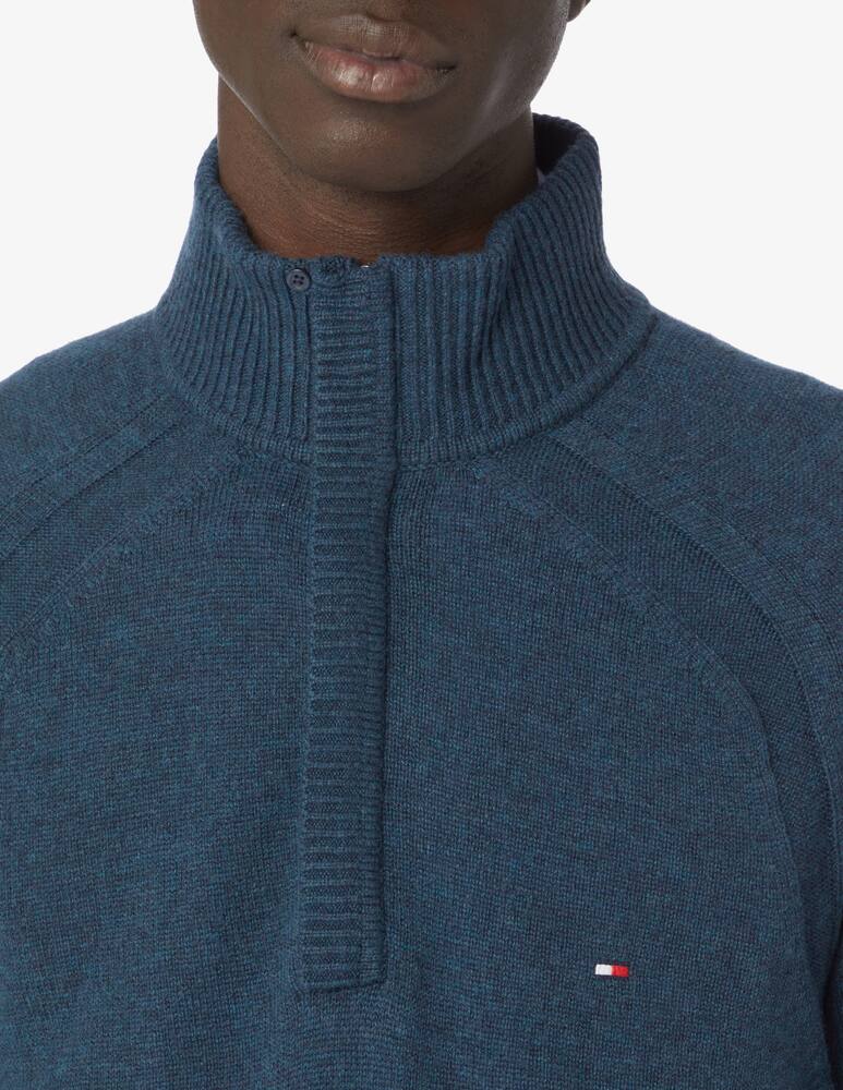 rinascente Tommy Hilfiger Maglia con cerniera in lana - Blu