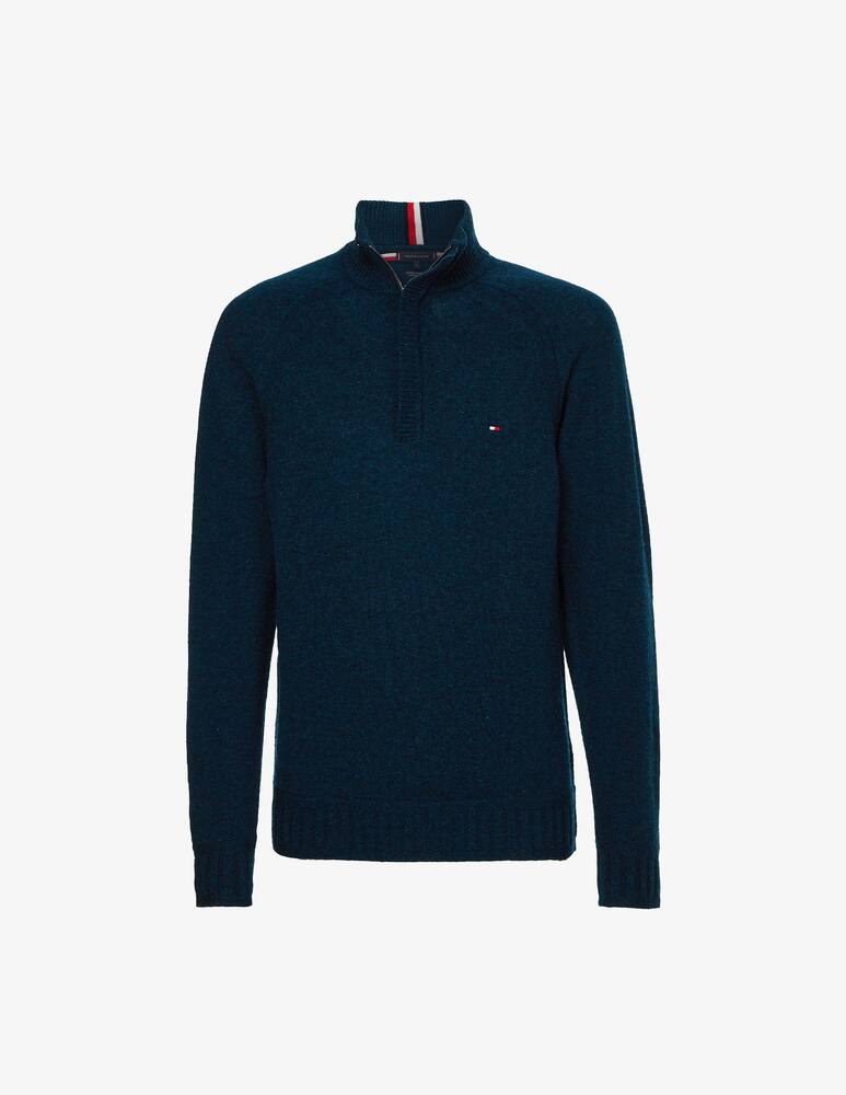 rinascente Tommy Hilfiger Maglia con cerniera in lana - Blu