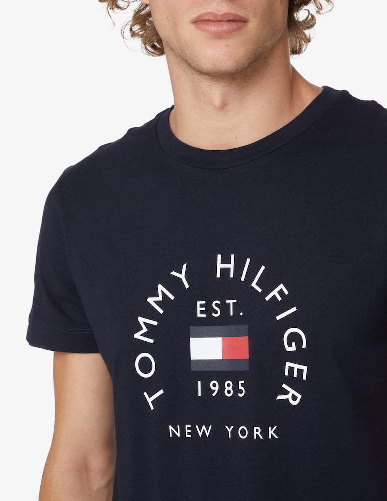 rinascente Tommy Hilfiger Archive logo flag t-shirt - Blue
