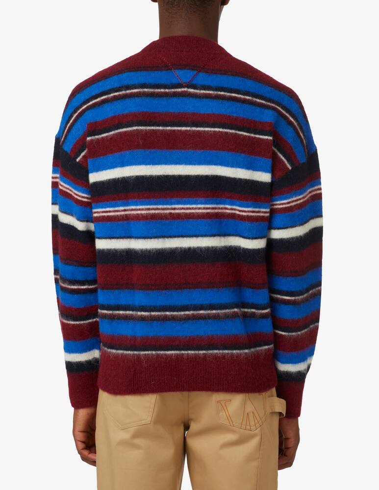 rinascente Tommy Hilfiger Felpa a strisce fluffy - Multicolor