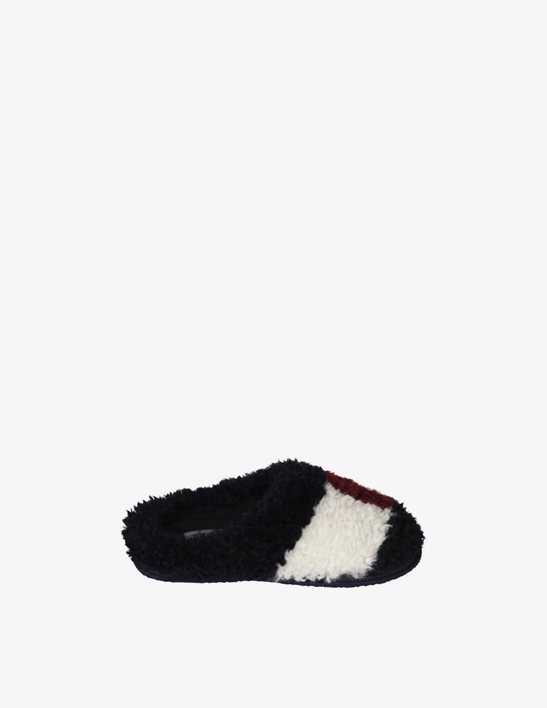 Tommy Hilfiger Pantofola in pelliccia di sherpa - Rosso - immagine 1 Tommy Hilfiger Pantofola in pelliccia di sherpa - Rosso - immagine 1