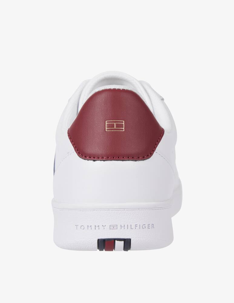rinascente Tommy Hilfiger Sneaker Melina Court in pelle - Bianco