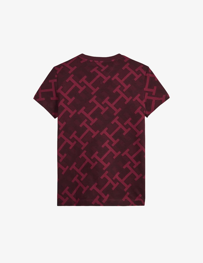 Tommy Hilfiger Monogram cotton t-shirt - Red - picture 2 Tommy Hilfiger Monogram cotton t-shirt - Red - picture 2