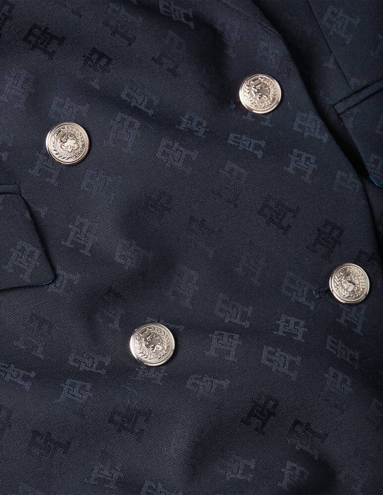 rinascente Tommy Hilfiger Abito gilet mini monogramma - Blu