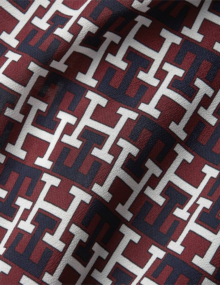 rinascente Tommy Hilfiger Vestito maxi in chiffon monogramma - Nero