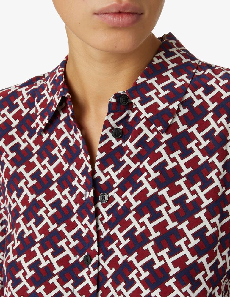 rinascente Tommy Hilfiger Camicia fleur monogramma - Rosso