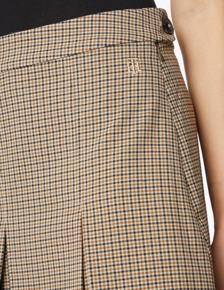 rinascente Tommy Hilfiger Minigonna a pieghe e a quadri - Beige