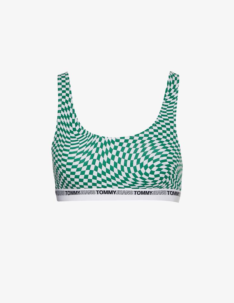 rinascente Tommy Hilfiger Unlined triangle bralette - Light blue