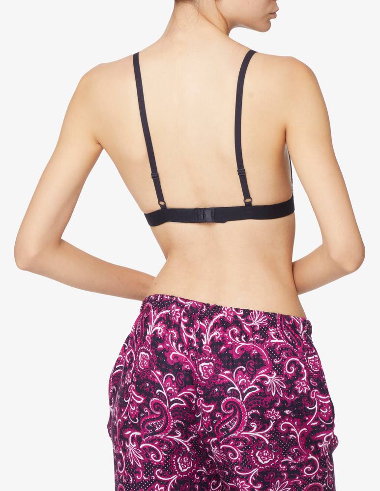 rinascente Tommy Hilfiger Unlined lace triangle bra - Black