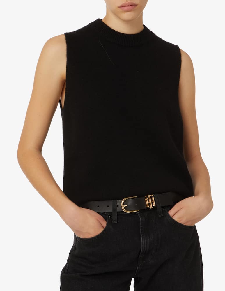 rinascente Tommy Hilfiger Cintura in pelle - Nero