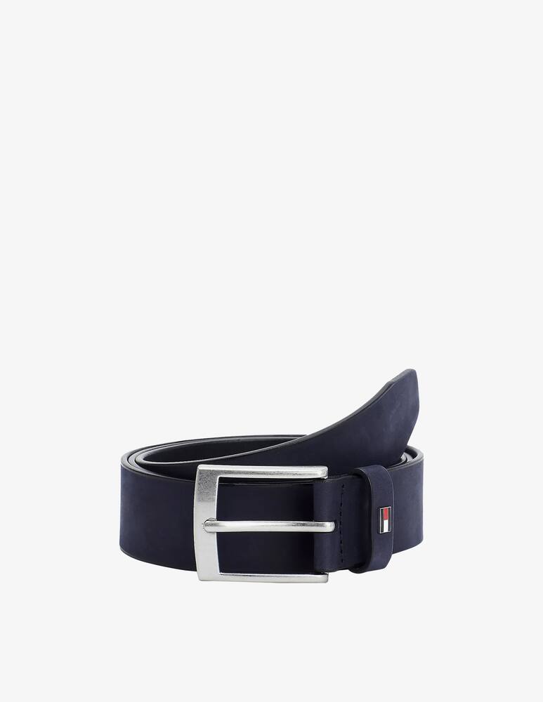 Tommy Hilfiger Cintura in pelle adan 35mm - Blu - immagine 1
