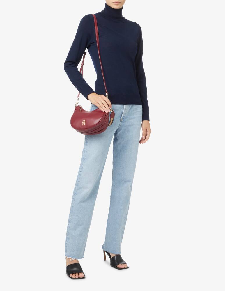 rinascente Tommy Hilfiger Life halfmoon shoulder bag - Red