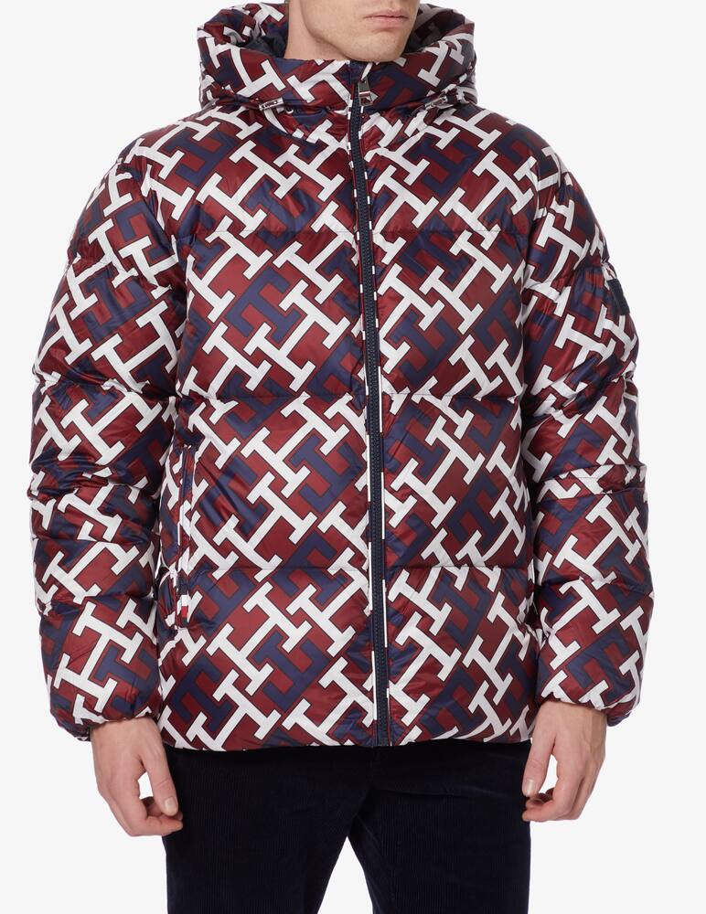 rinascente Tommy Hilfiger Giacca imbottita con cappuccio con monogram - Nero