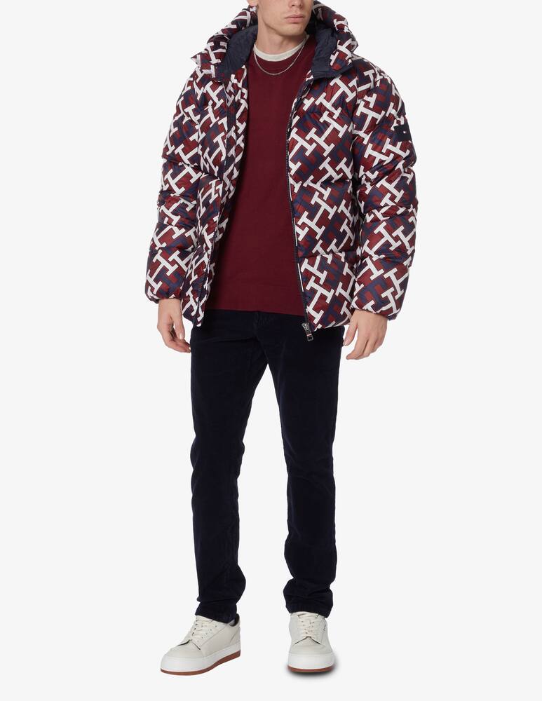 rinascente Tommy Hilfiger Giacca imbottita con cappuccio con monogram - Nero