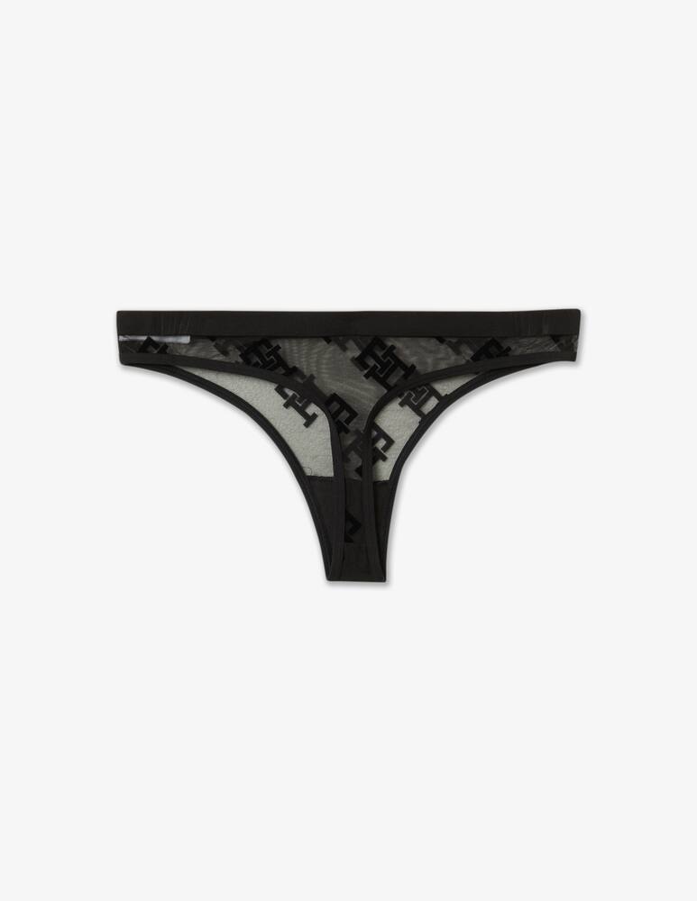 rinascente Tommy Hilfiger Mesh thong - Black