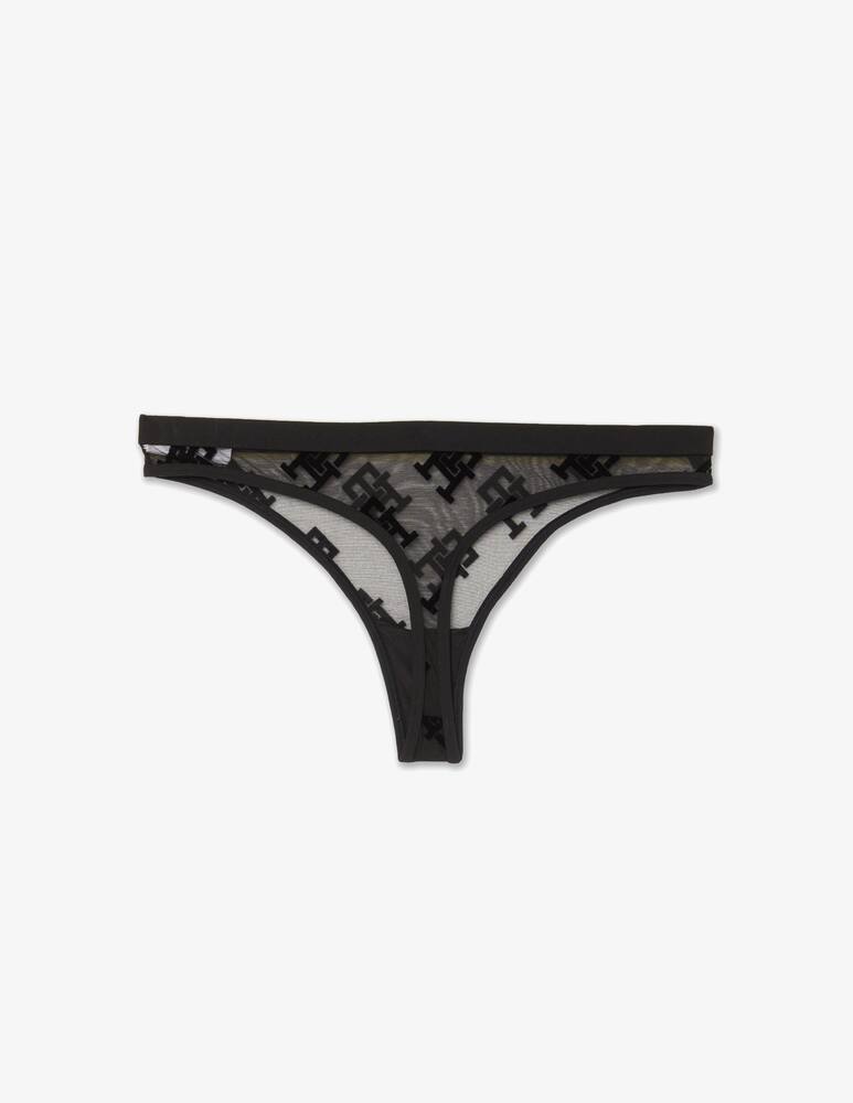 rinascente Tommy Hilfiger Mesh thong - Black