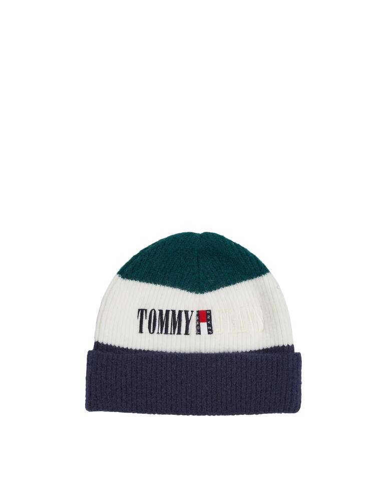 rinascente Tommy Jeans Heritage stripe beanie  - Blue
