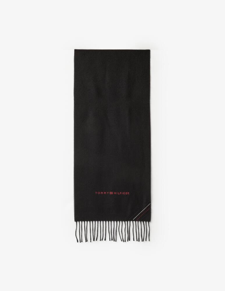 Tommy Hilfiger Wool woven scarf - Black - picture 1 Tommy Hilfiger Wool woven scarf - Black - picture 1