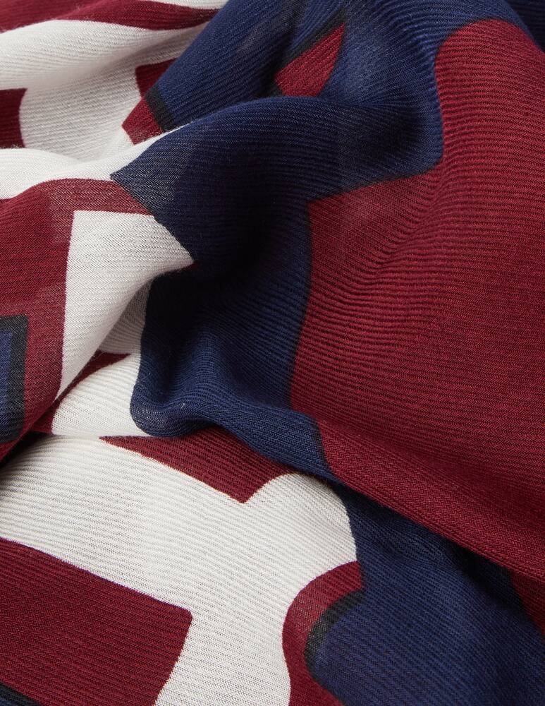 rinascente Tommy Hilfiger Iconic monogram scarf - Blue