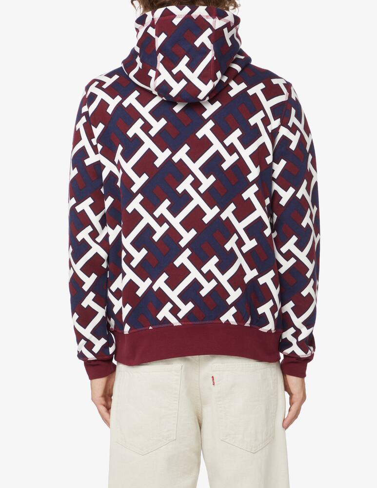 rinascente Tommy Hilfiger Felpa con cappuccio monogram ao - Rosso