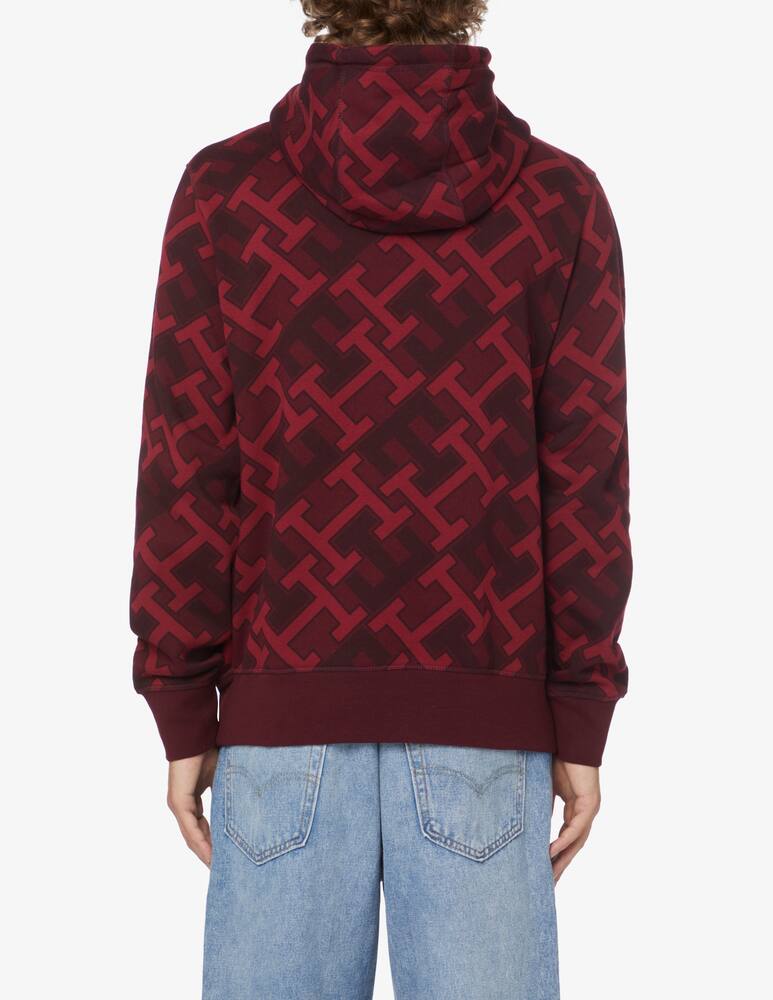 rinascente Tommy Hilfiger Felpa con cappuccio monogram ao - Rosso