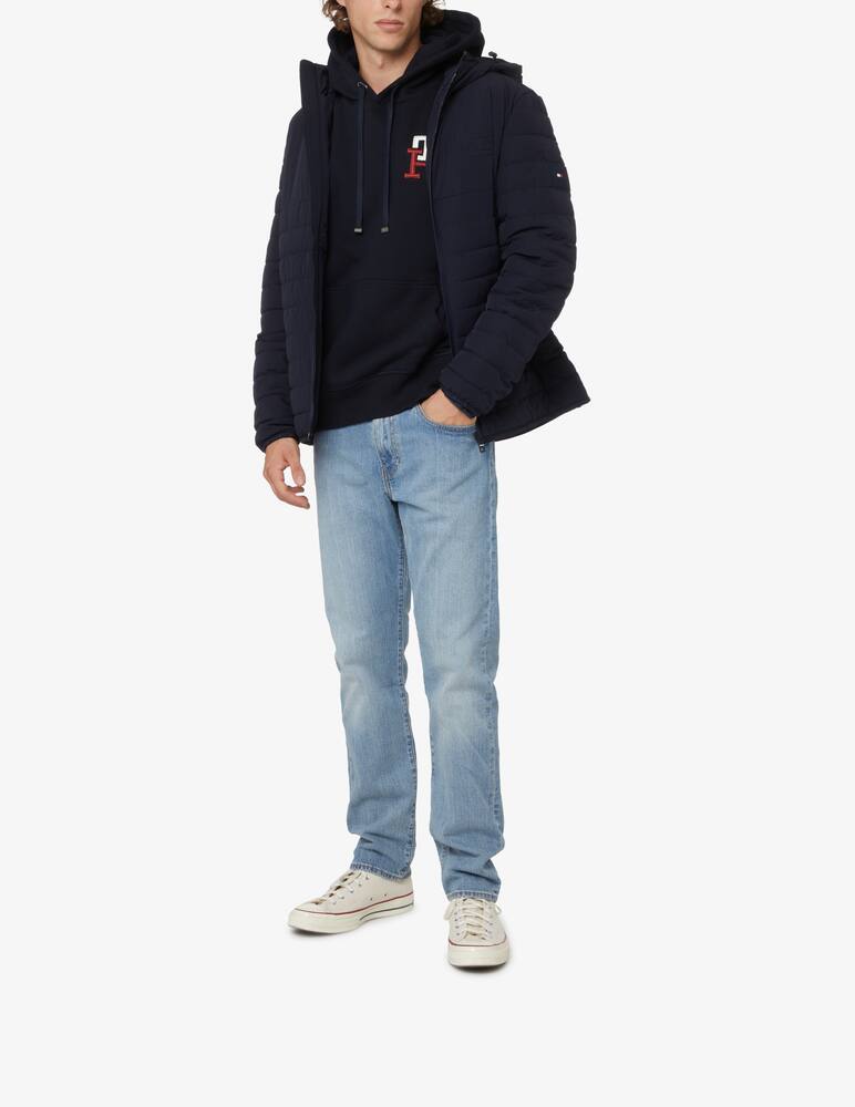 rinascente Tommy Hilfiger Felpa con cappuccio essential monogram - Nero