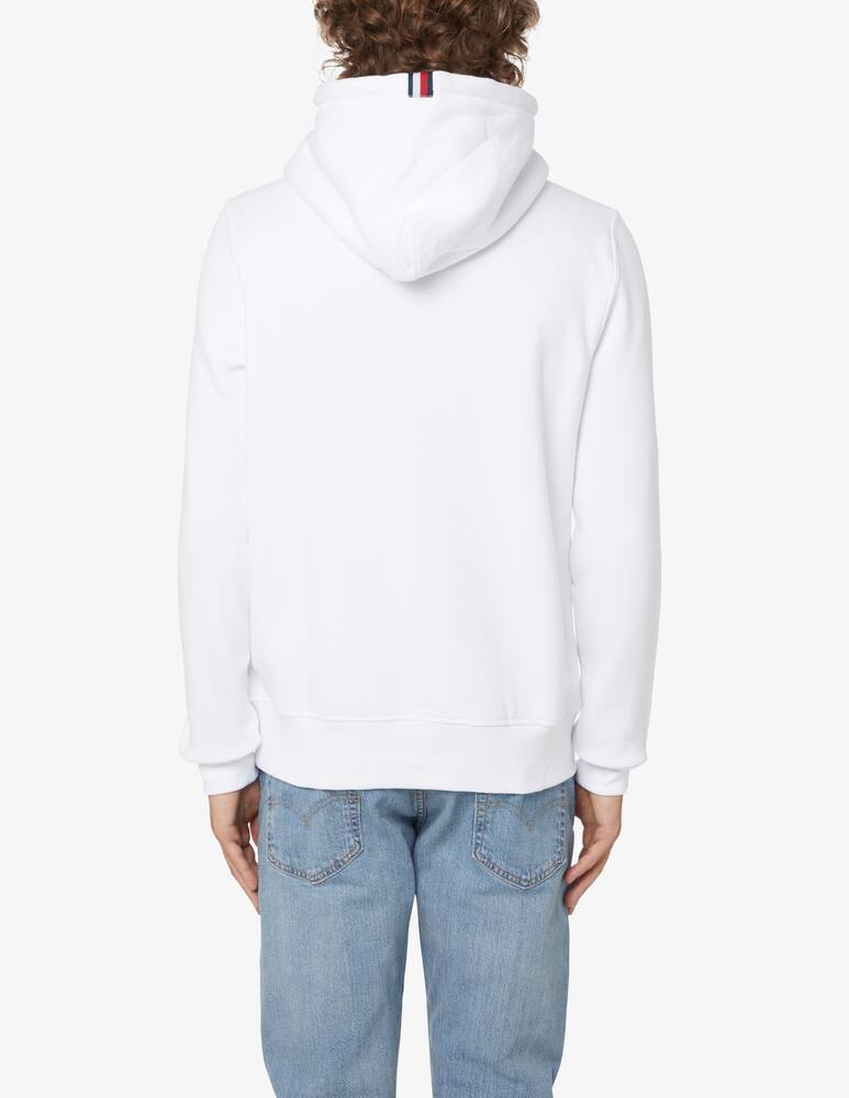 rinascente Tommy Hilfiger Felpa con cappuccio essential monogram - Bianco