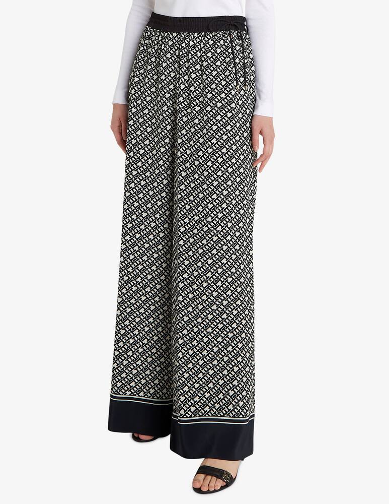 rinascente Tommy Hilfiger Panraloni in viscosa Monogram