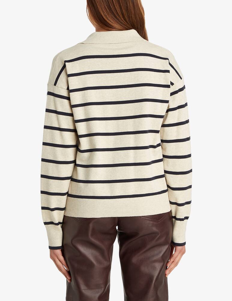 rinascente Tommy Hilfiger Felpa polo in cotone Soft Stripe