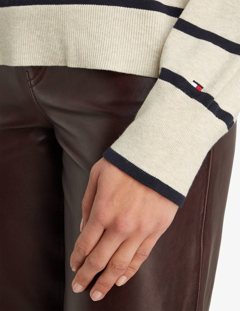 rinascente Tommy Hilfiger Felpa polo in cotone Soft Stripe