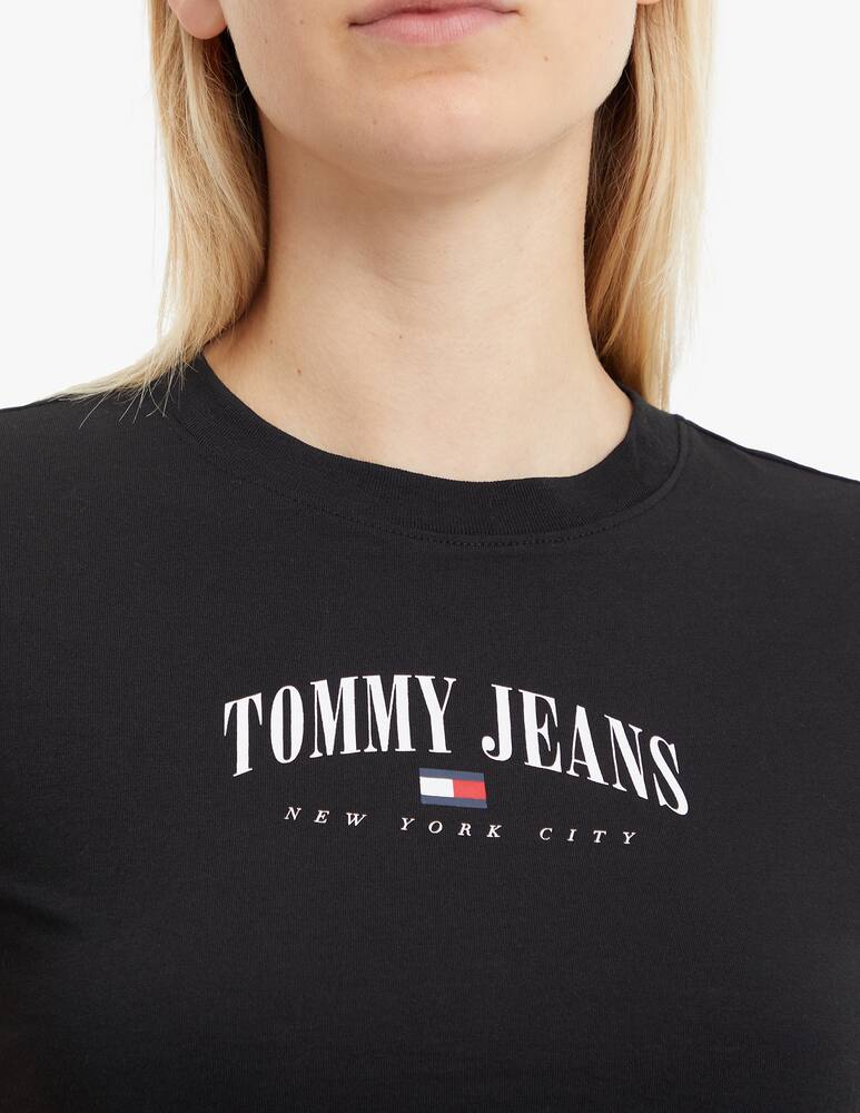 rinascente Tommy Jeans Cotton t-shirt - Black
