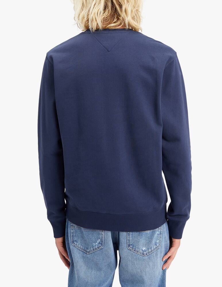 rinascente Tommy Jeans Logo crewneck sweater 