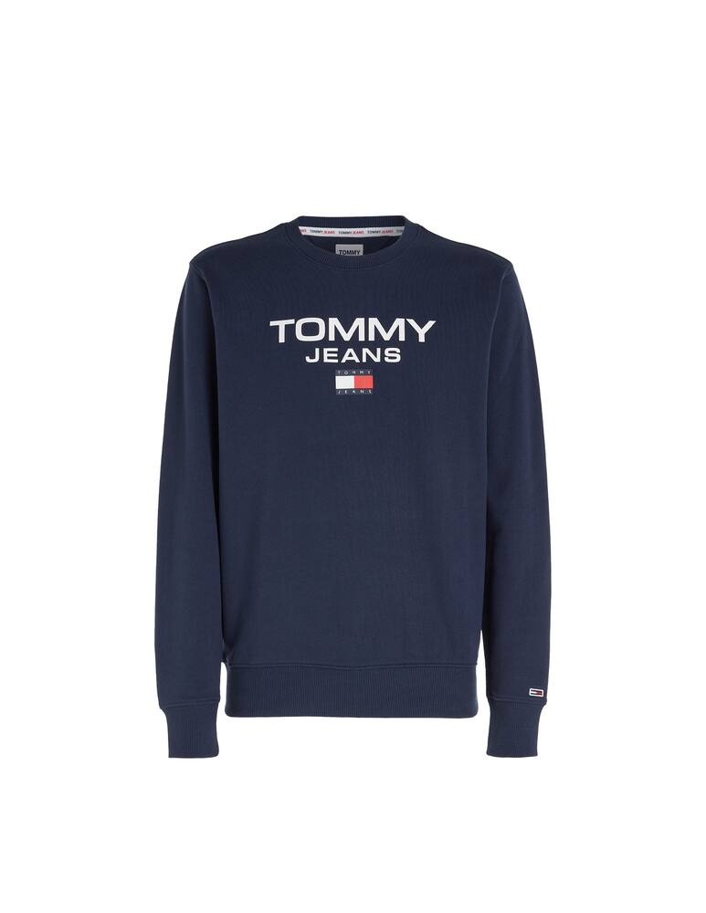 rinascente Tommy Jeans Logo crewneck sweater 