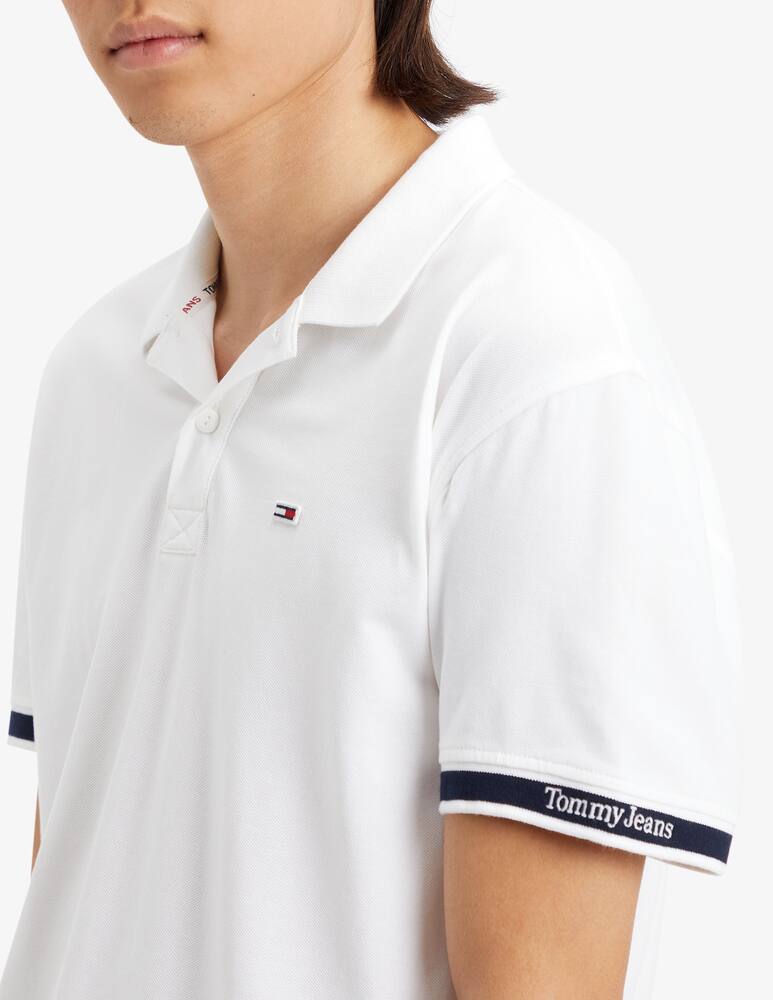 rinascente Tommy Jeans Flag short sleeve polo 