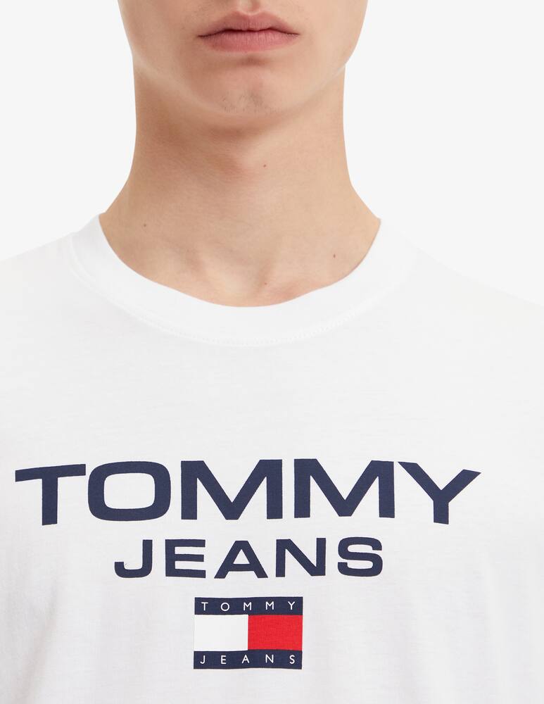 rinascente Tommy Jeans Maglietta con logo e scritta 