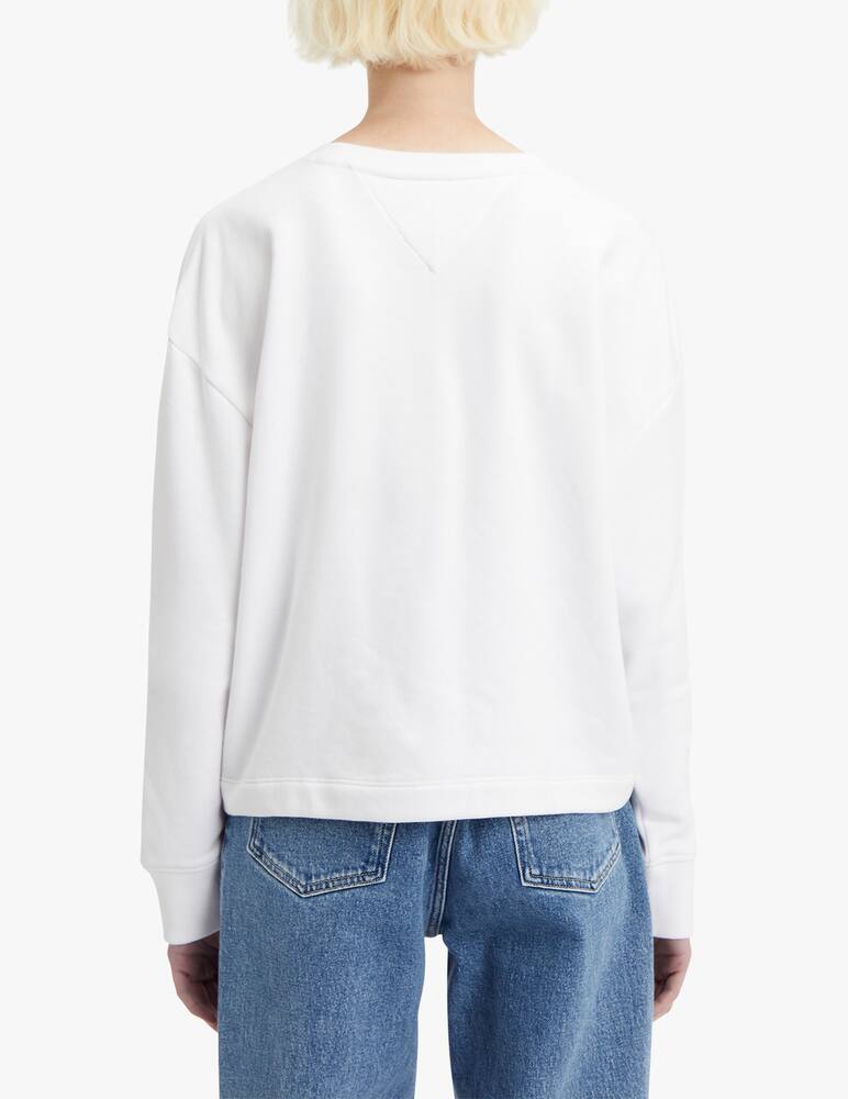rinascente Tommy Jeans T-shirt in cotone - Bianco