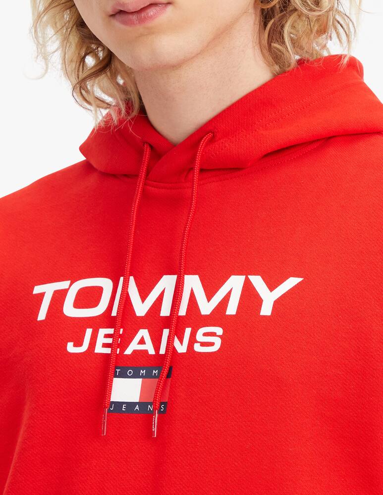 rinascente Tommy Jeans Logo hoodie Red 