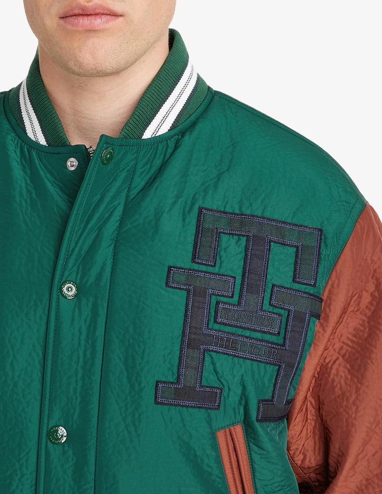 rinascente Tommy Hilfiger Giacca bomber varsity monogram bi color 