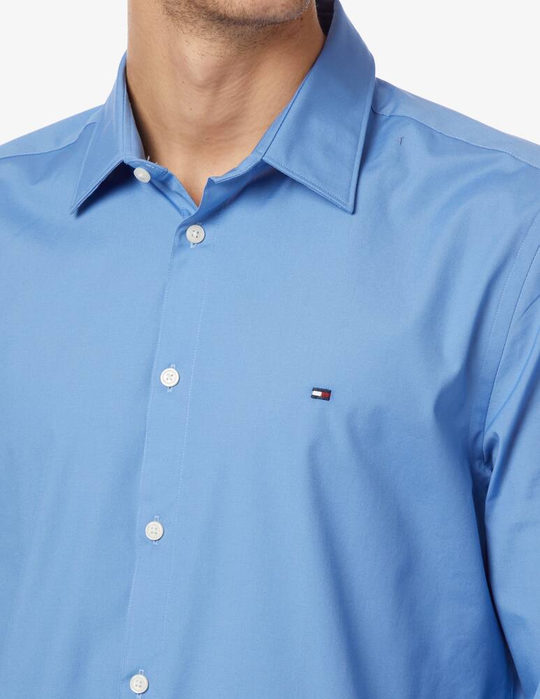 rinascente Tommy Hilfiger Camicia flex solid popline 