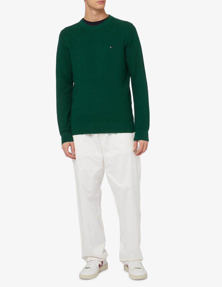 rinascente Tommy Hilfiger Maglia girocollo cross structure 