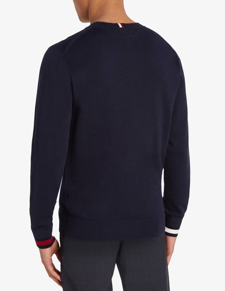 rinascente Tommy Hilfiger Maglia girocollo flag manica 