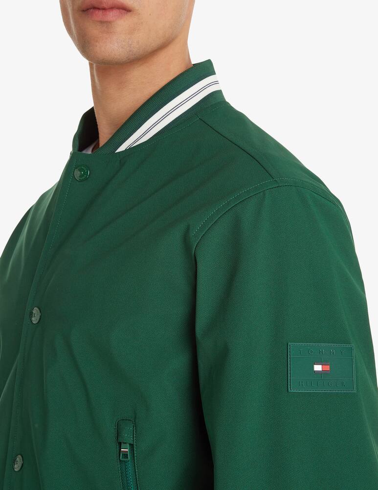 rinascente Tommy Hilfiger Tech twill bomber jacket 
