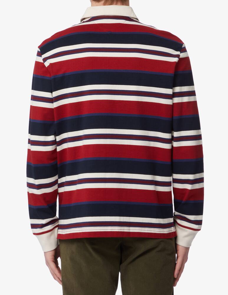 rinascente Tommy Hilfiger Rugby stripe long sleeve polo 