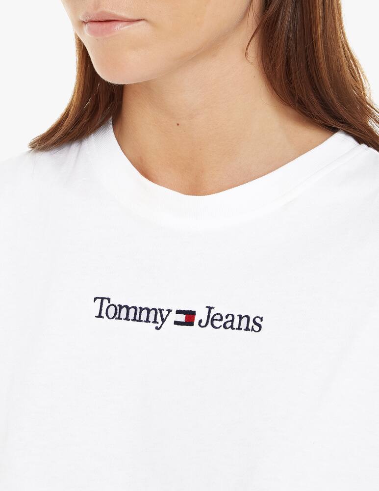 rinascente Tommy Jeans T-shirt in cotone - Bianco