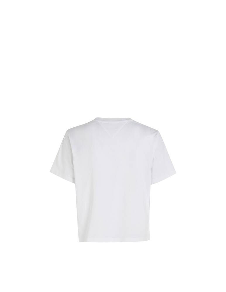 rinascente Tommy Jeans T-shirt in cotone - Bianco